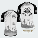 Men’s Personalized One Nation Under God Military Veteran Cycling Jersey & Kit