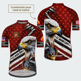 Men’s Personalized U.S. Marine Corps Eagle Cycling Jersey