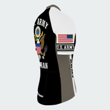Men’s Personalized U.S. Army Veteran Map & Combat Boots Cycling Jersey