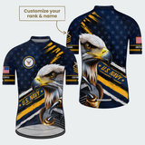Men’s Personalized U.S. Navy Eagle Cycling Jersey