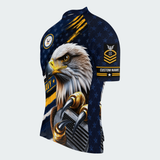 Men’s Personalized U.S. Navy Eagle Cycling Jersey
