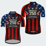 Men’s USA 250 Freedom Eagle Fireworks Regular Fit Cycling Kit