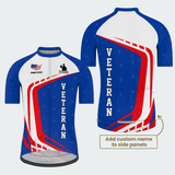 Men’s Personalized American Veteran Proudly Served Cycling Jersey & Kit