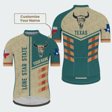 Men’s Personalized Lone Star State Cycling Jersey & Kit
