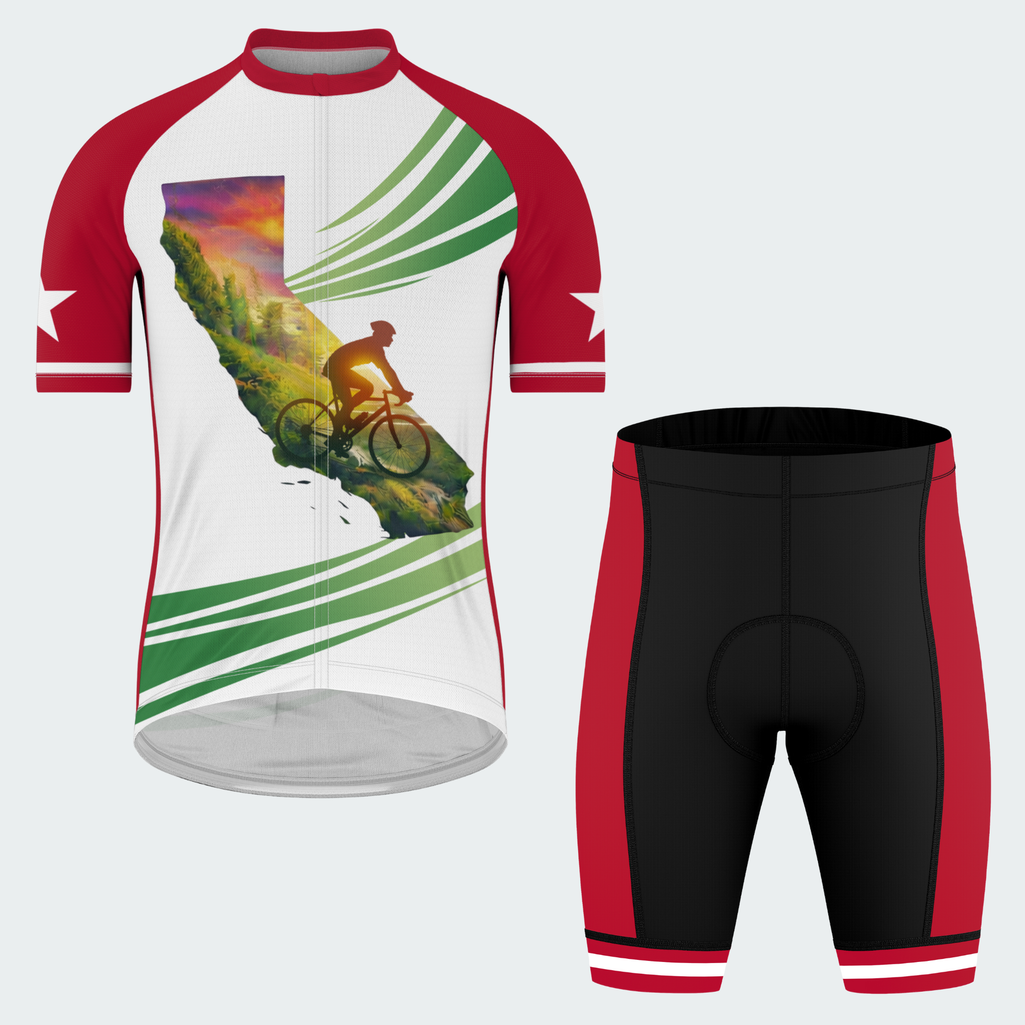 Men’s California Scenic Trail Regular Fit Cycling Kit