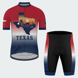 Men's Texas State Outline Regular Fit Cycling Kit