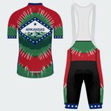 Men's Tie Dye Arkansas State Regular Fit Cycling Kit