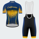 Men’s California Golden Skyline Silhouette Regular Fit Cycling Kit