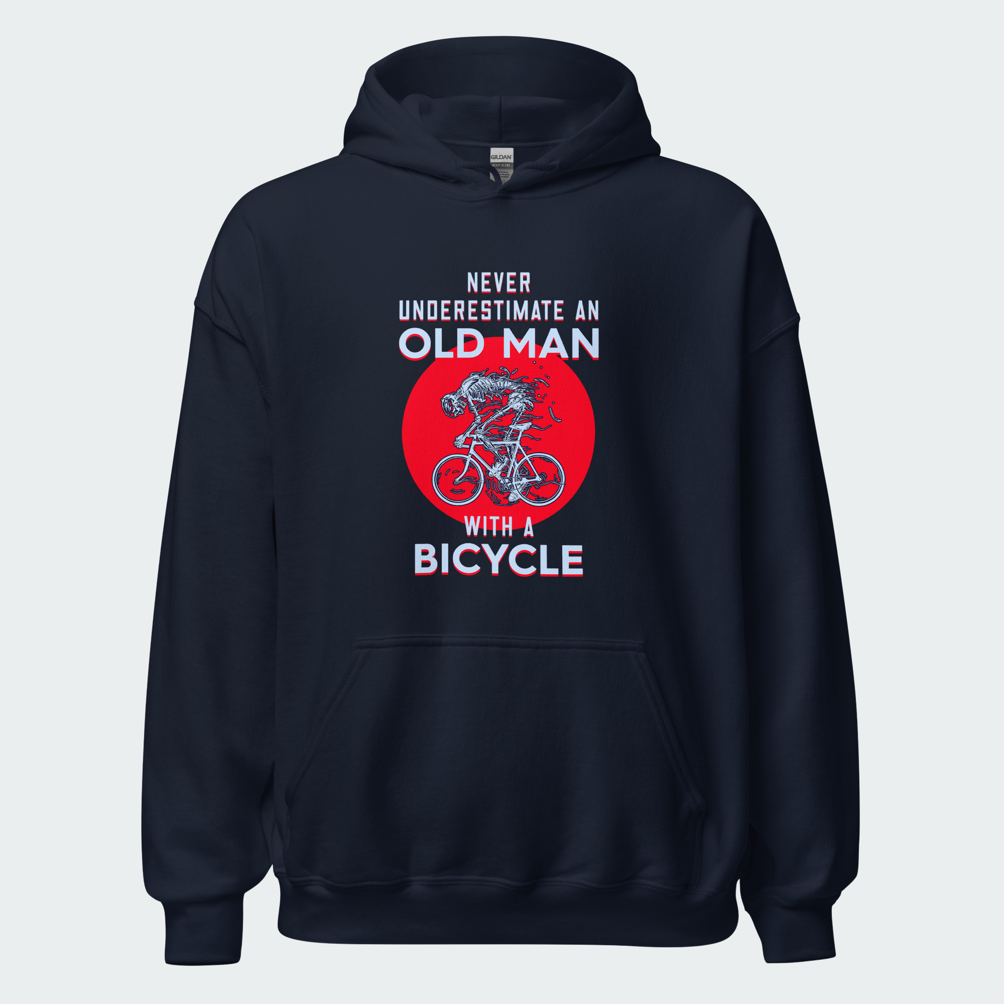 Men's Never Underestimate An Old Man With A Bicycle Tops
