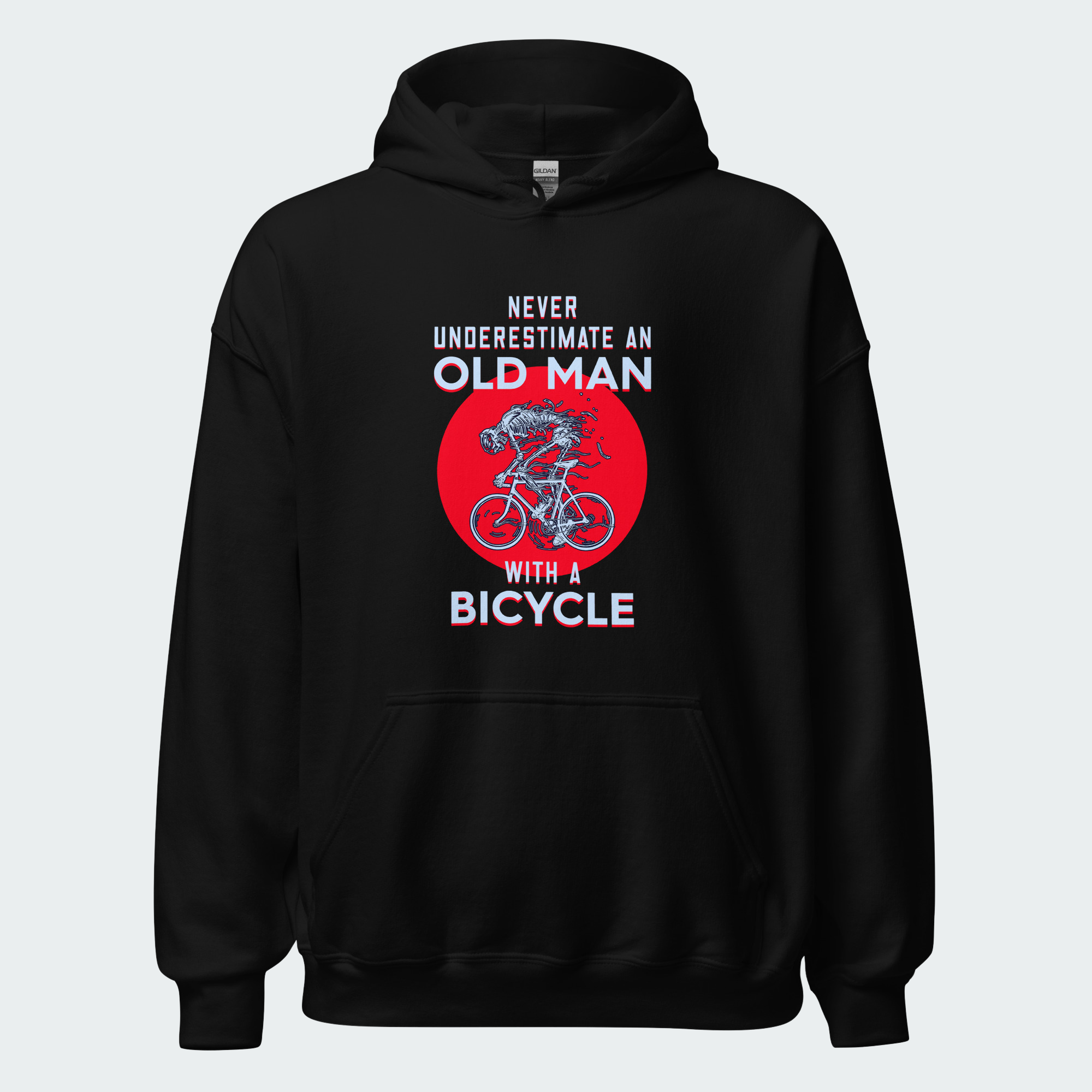 Men's Never Underestimate An Old Man With A Bicycle Tops