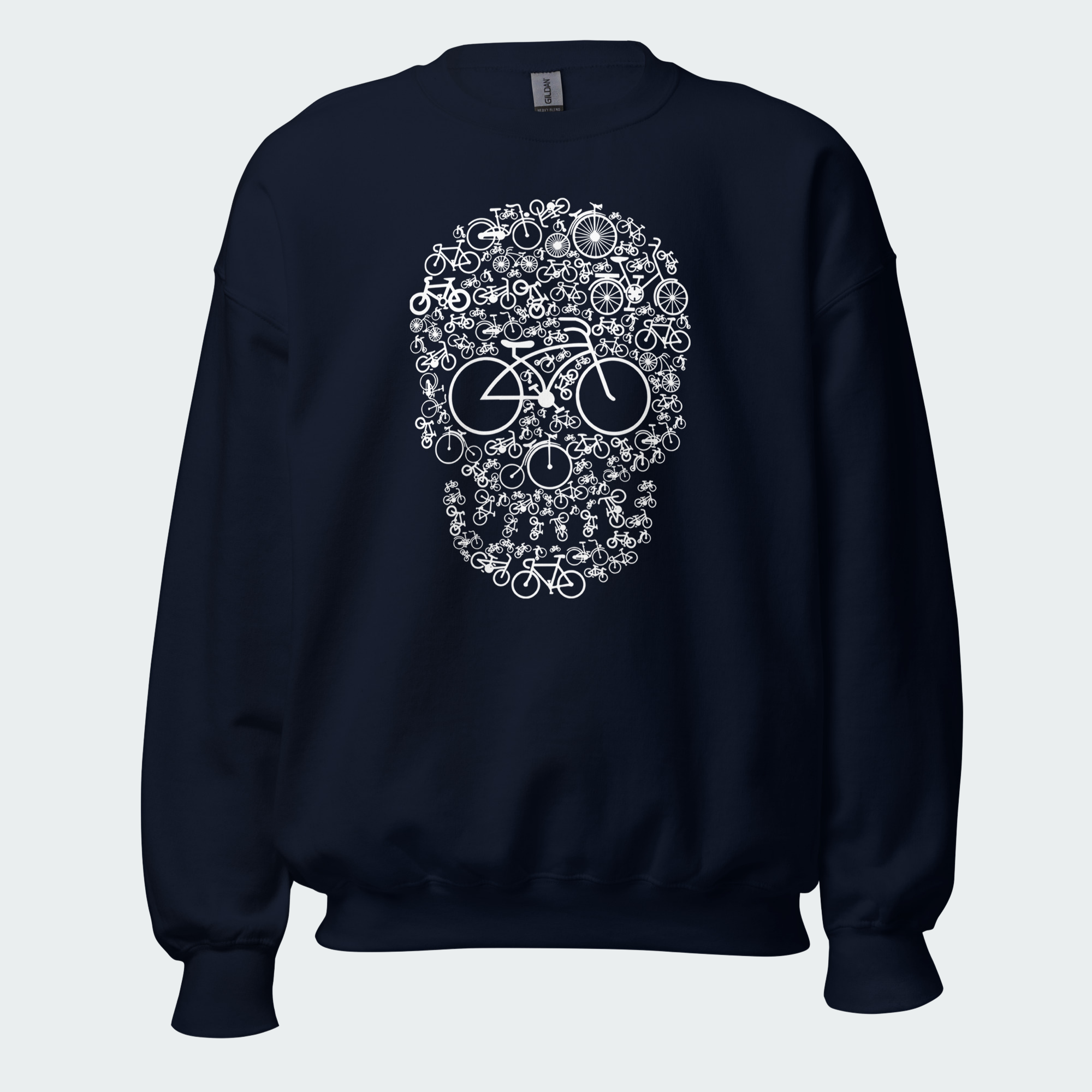 Men's Bicycle Skull Cycling Tops
