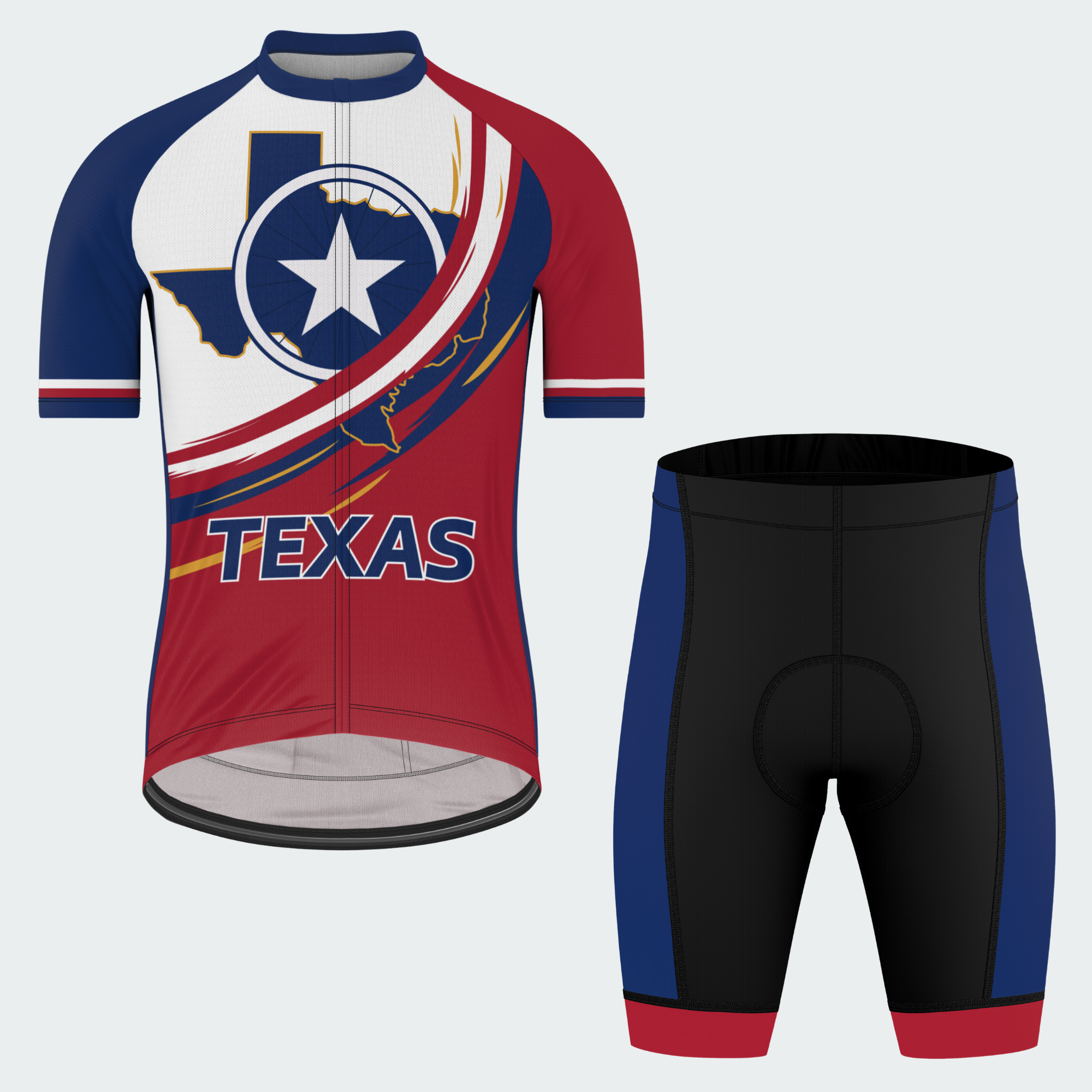 Men’s Texas Lone Star Motion Regular Fit Cycling Kit