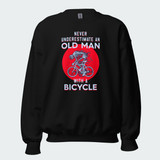 Men's Never Underestimate An Old Man With A Bicycle Tops