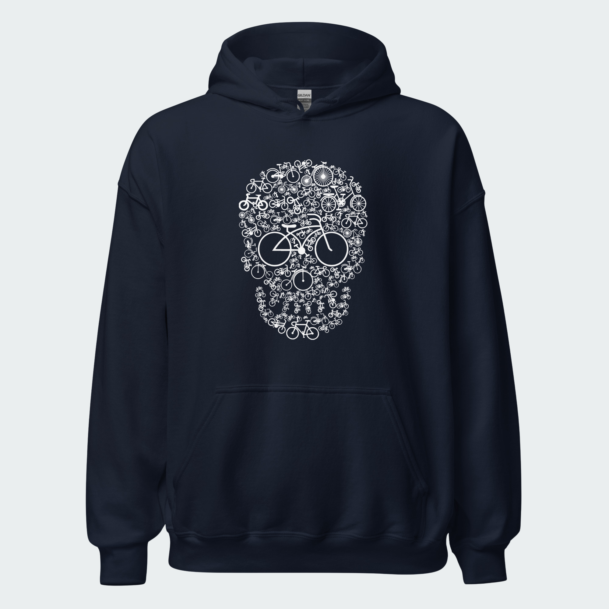 Men's Bicycle Skull Cycling Tops