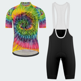 Men's Tie Dye Skull Regular Fit Cycling Kit