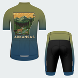 Men's Arkansas State Outline Regular Fit Cycling Kit