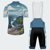 Men's Arkansas State Retro Regular Fit Cycling Kit