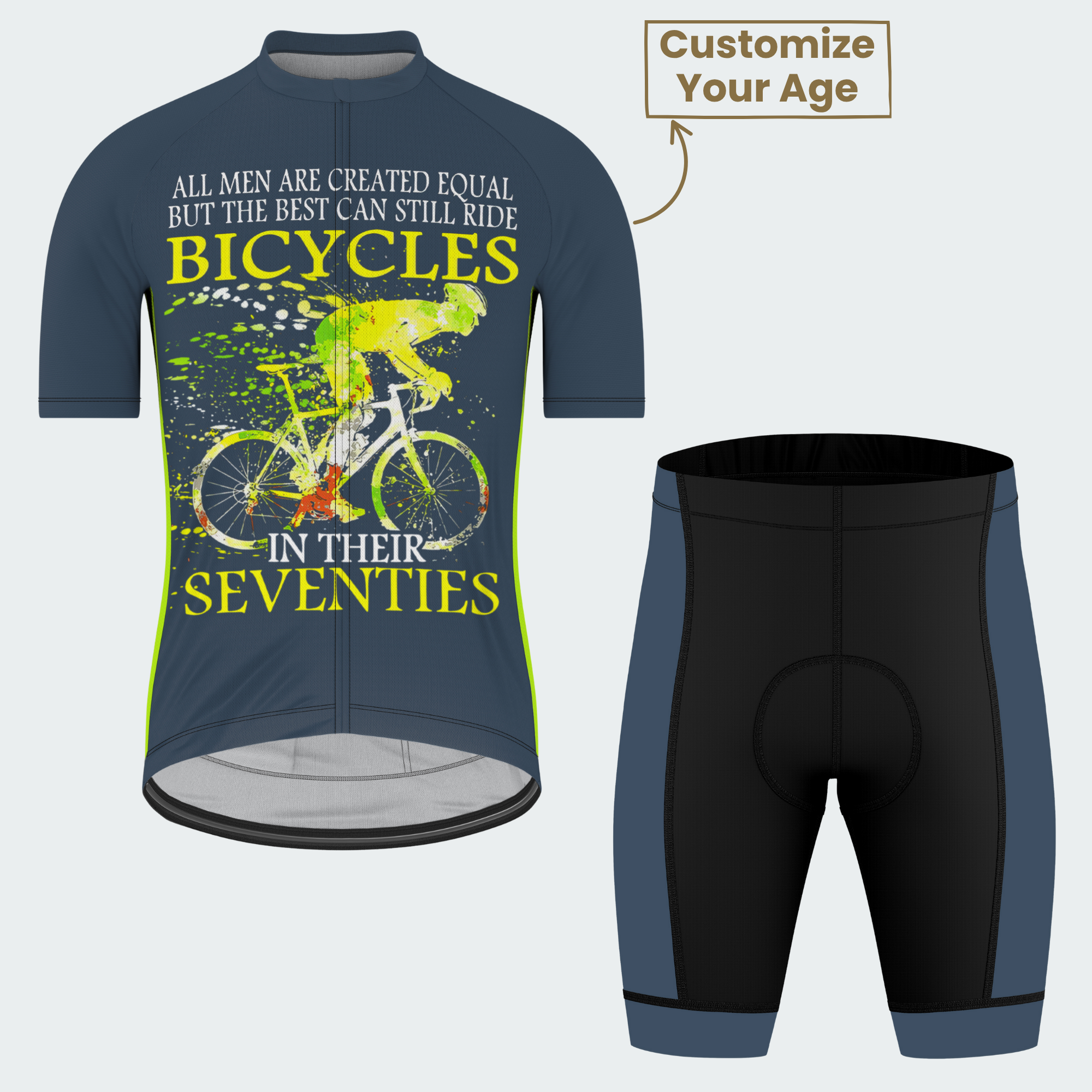 Men's Old Man Legends Regular Fit Cycling Kit