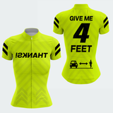 Women's Give Me 4 Feet Regular Fit Cycling Jersey