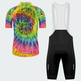 Men's Tie Dye Skull Regular Fit Cycling Kit
