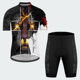 Men’s Personalized Christian Lion Cross Cycling Jersey