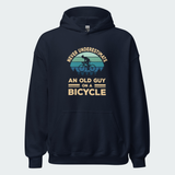 Men's Never Underestimate An Old Guy On A Bicycle Tops