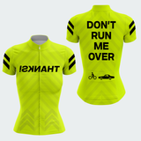 Women's Don't Run Me Over Regular Fit Cycling Jersey