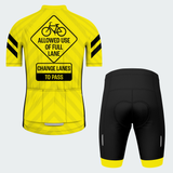 Men's I Am Traffic Traffic Sign Regular Fit Cycling Kit