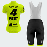 Women's Give Me 4 Feet Regular Fit Cycling Jersey