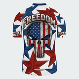 Men’s Freedom Skull USA Flag Regular Fit Cycling Kit