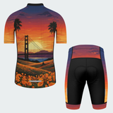 Men's Sunset California State Regular Fit Cycling Kit