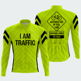 Men's I Am Traffic Traffic Sign Regular Fit Long Sleeves