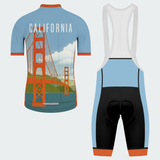 Men's California State Retro Regular Fit Cycling Kit