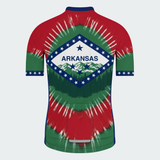 Men's Tie Dye Arkansas State Regular Fit Cycling Kit