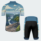 Men's Arkansas State Retro Regular Fit Cycling Kit