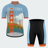 Men's California State Retro Regular Fit Cycling Kit