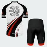 Men’s Personalized U.S. Firefighter Pride Cycling Jersey & Kit