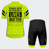 Men's Cyclist Lives Matter Regular Fit Cycling Kit
