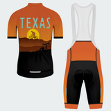 Men's Texas State Retro Regular Fit Cycling Kit