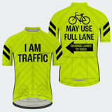 Men's Bicycles May Use Full Lane Regular Fit Cycling Kit