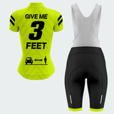 Women's Give Me 3 Feet Regular Fit Cycling Jersey