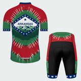 Men's Tie Dye Arkansas State Regular Fit Cycling Kit