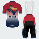Men's Texas State Outline Regular Fit Cycling Kit