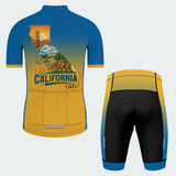 Men's California State Outline Regular Fit Cycling Kit