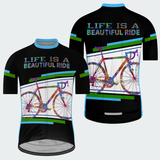 Men's Watercolor Beautiful Ride Regular Fit Cycling kit