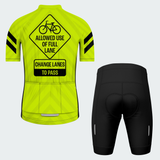 Men's I Am Traffic Traffic Sign Regular Fit Cycling Kit