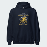 Men's An Old Man With A Bicycle Cycling Tops