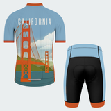 Men's California State Retro Regular Fit Cycling Kit