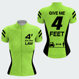 Women's 4' It's The Law Regular Fit Cycling Jersey