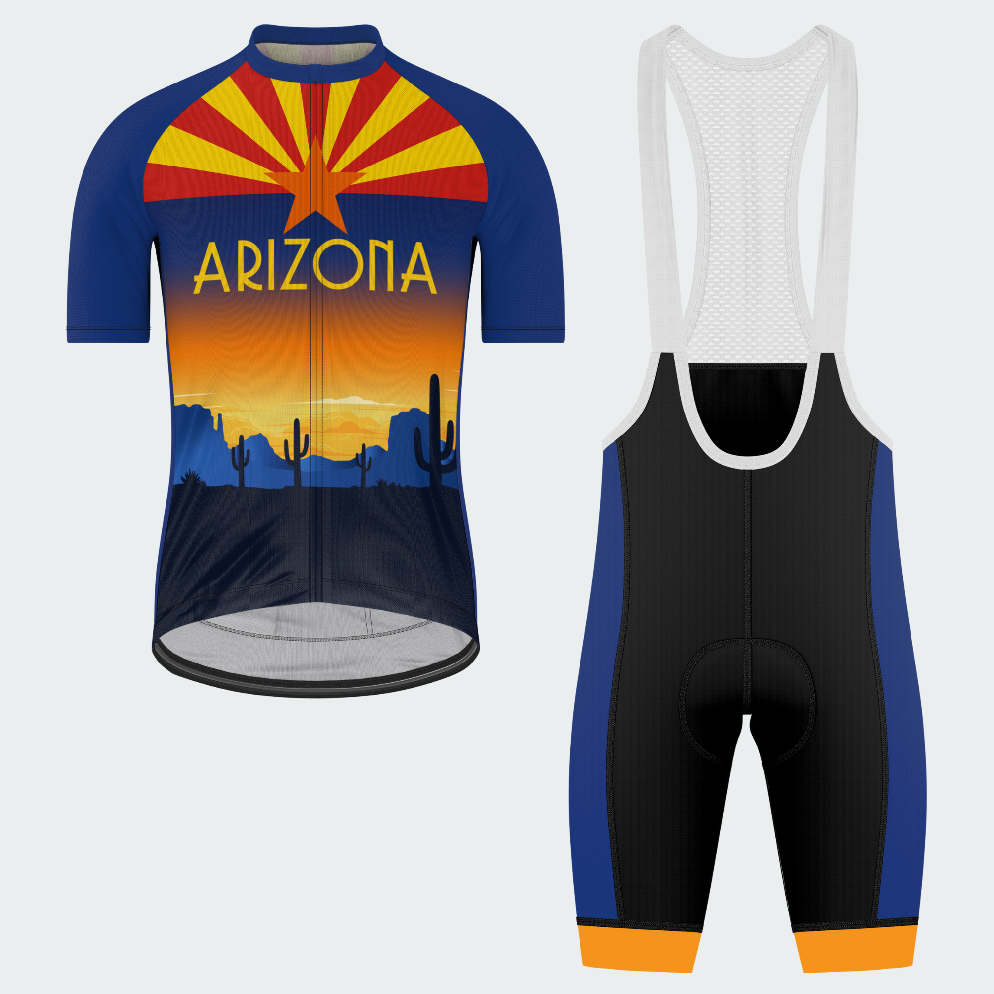 Men’s Arizona Desert Sunset Regular Fit Cycling Kit